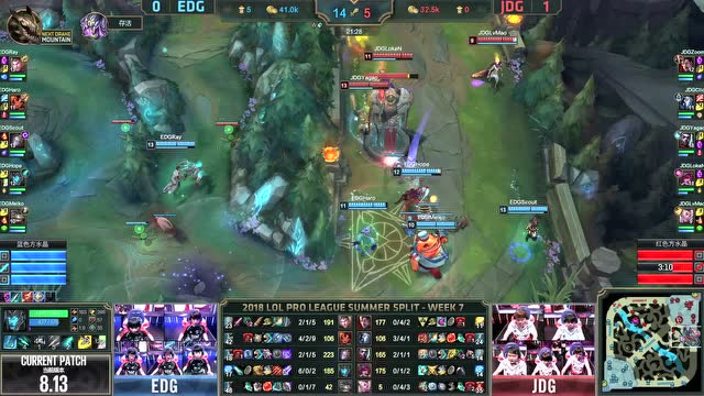 LPL夏季赛比赛视频W7D3 JDG vs EDG 第2场免费观看