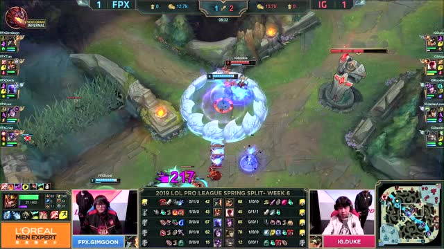 LPL春季赛比赛视频W6D6 IG vs FPX 第3场免费观看