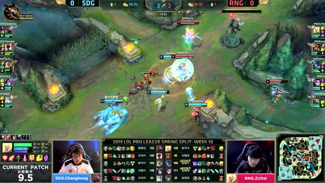 LPL春季赛比赛视频W10D1 RNG vs SDG 第1场免费观看