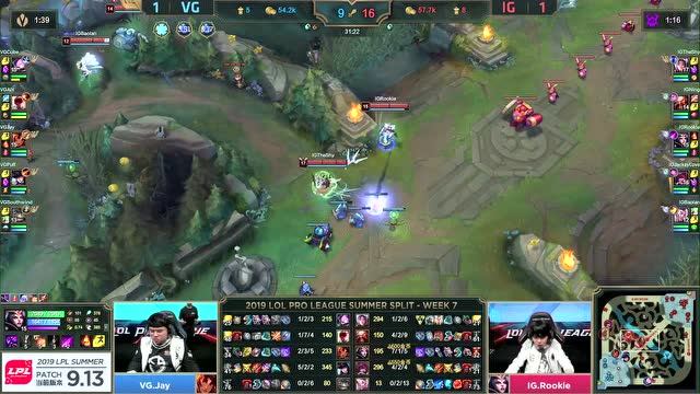 LPL夏季赛比赛视频W7D1 VG vs IG 第3场免费观看
