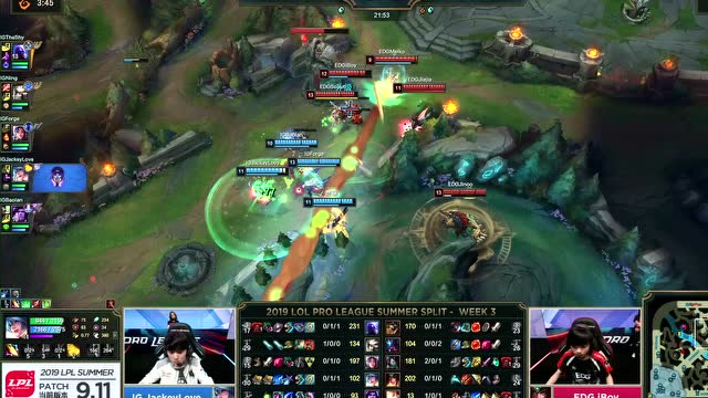 LPL夏季赛比赛视频W3D5 IG vs EDG 第3场免费观看