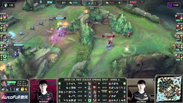 2020LPL春季赛W6D6 RNG vs RW 第2场免费观看