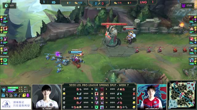 2020LPL春季赛W7D7 IG vs LNG 第3场免费观看