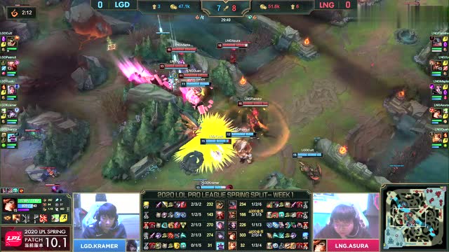 2020LPL春季赛第一周 LGD vs LNG 第1场免费观看