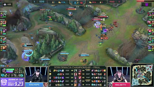 2019德玛西亚杯冠军赛EDG VS RNG 第3场免费观看