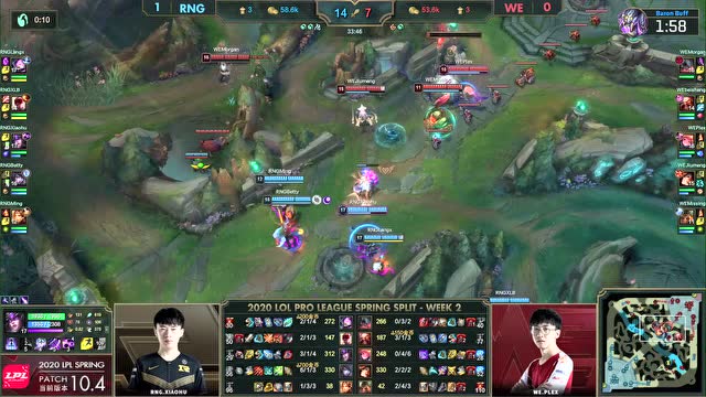 2020LPL春季赛第2周第7日WE vs RNG 第2场免费观看