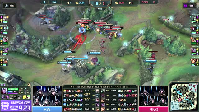 2019德玛西亚杯淘汰赛RW VS RNG 第3场免费观看