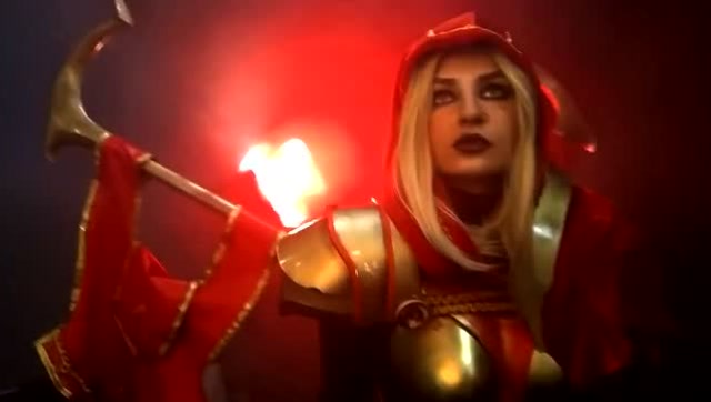 DOTA2军团指挥官Cosplay拍摄花絮，女的很美质感太棒免费观看