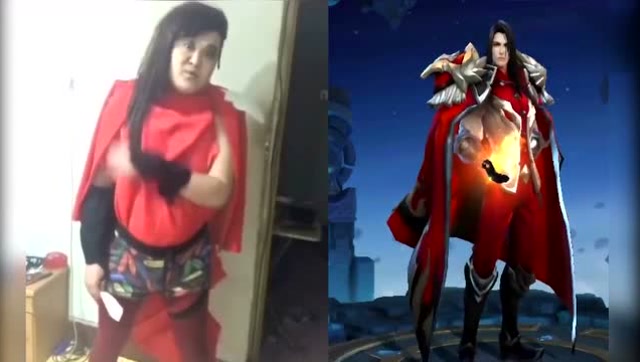 王者荣耀：英雄神级模仿秀，看到李白的那一刻，我也是醉了免费观看