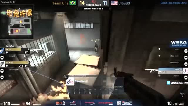 CSGO WESG 2017 四分之一决赛 C9 vs team one免费观看