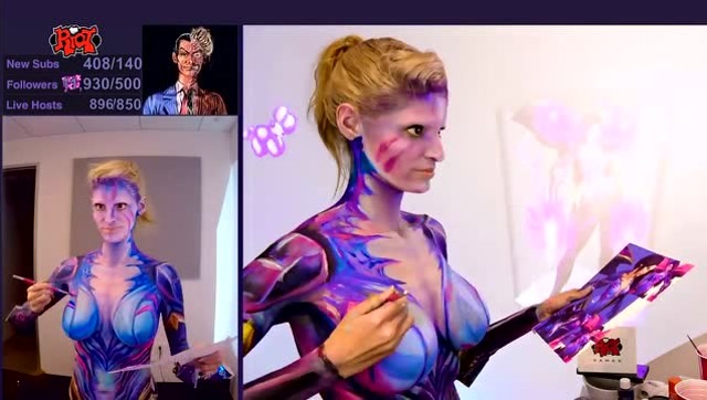 《英雄联盟》加拿大女主播变身卡莎 耗时18小时免费观看