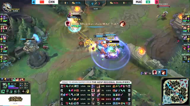 2018亚运会英雄联盟预选赛 中国澳门vs中国R3免费观看