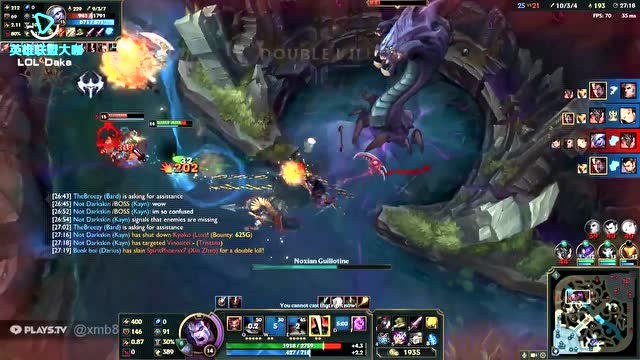 峡谷烈焰 诺手：我抓到4个落单的 血战不休疯狂连斩免费观看