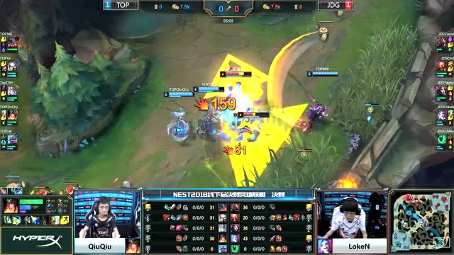 NEST2018总决赛英雄联盟决赛JDGvsTOP第三局免费观看