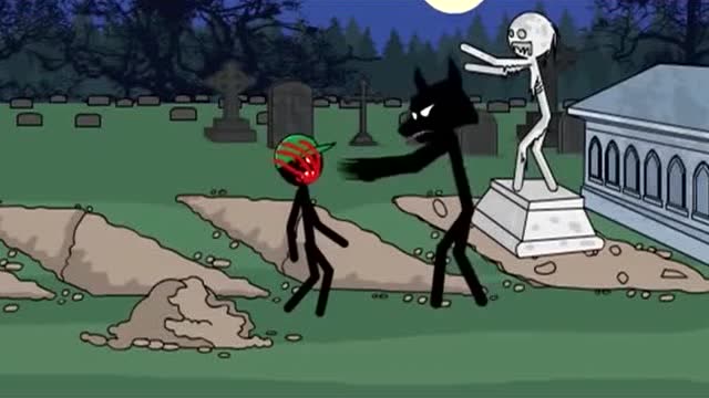 火柴人：火柴人被吓成雕塑免费观看