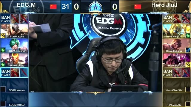 单场回放：冬冠杯半决赛 EDGM vs Hero久竞 第一局免费观看