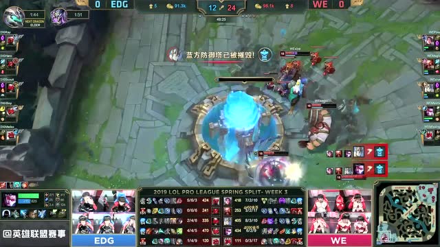 赛事速看0129:WE势如破竹,2:0击败EDG免费观看