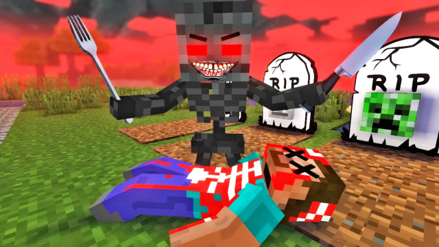 我的世界MC动画-怪物学院-《黑化凋零骷髅》免费观看