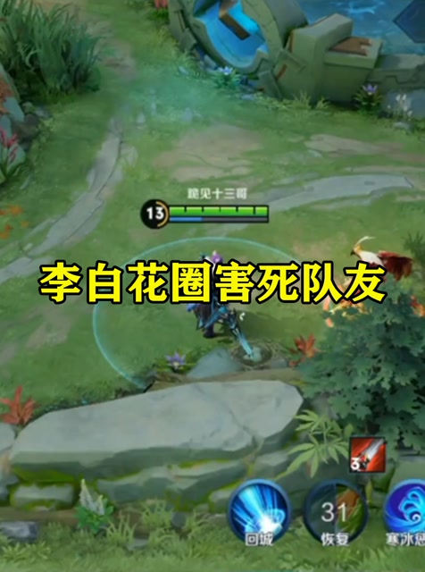 王者荣耀：李白花圈害死自己人？百里：你是对面的吧！免费观看