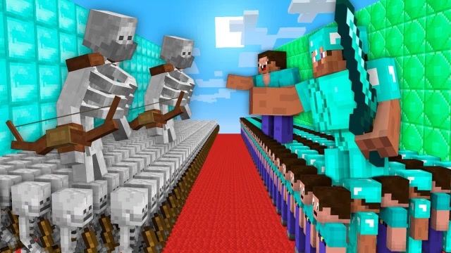 村民被变异怪物抓走，转化成骷髅手下后，史蒂夫不再隐藏实力了！免费观看