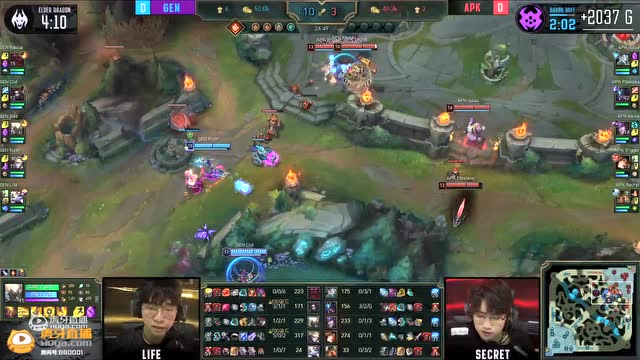 GEN vs APK第一局-LCK春季赛第四周Day5免费观看