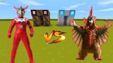  迷你世界：木鱼用火山怪鸟巴顿，对战格斗王雷欧，他能接住雷欧飞踢吗？