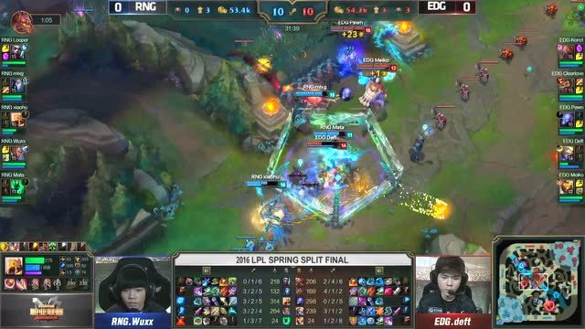 LPL春季赛总决赛 RNG vs EDG 第1场比赛视频免费观看
