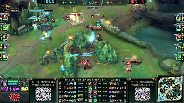 LPL春季赛比赛视频W9D3 RNG vs JDG 第2场免费观看
