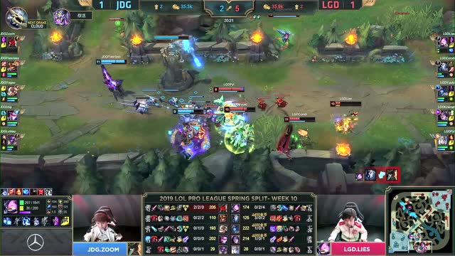 LPL春季赛比赛视频W10D2 JDG vs LGD 第3场免费观看