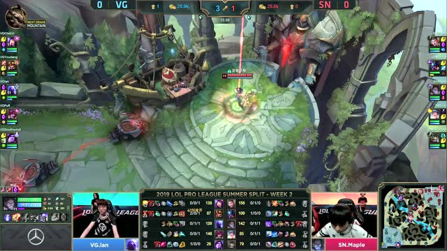 LPL夏季赛比赛视频W2D1 SN vs VG 第1场免费观看