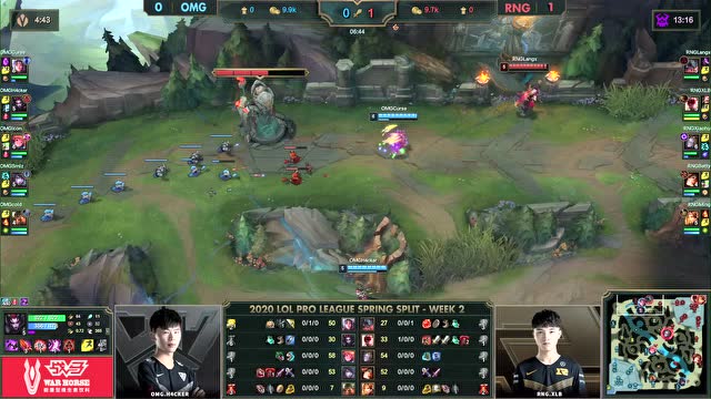 2020LPL春季赛第2周第3日 RNG vs OMG 第2场免费观看