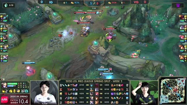 2020LPL春季赛第2周第3日 VG vs IG 第1场免费观看