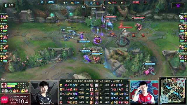 2020LPL春季赛第2周第1日 LNG vs OMG 第2场免费观看