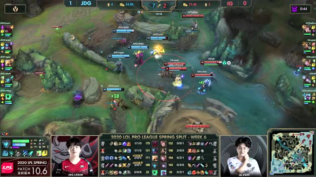 2020LPL春季赛W6D4 JDG vs IG 第2场免费观看