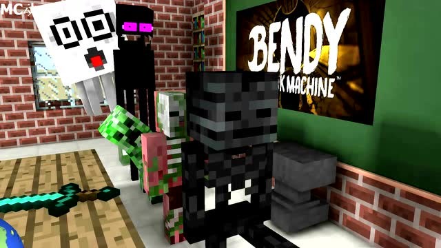 MC动画-Herobrine挑战班迪和墨水机-PlataBush免费观看