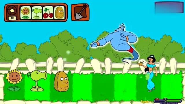 植物大战僵尸，僵尸变身美女，植物也是毫不留情免费观看