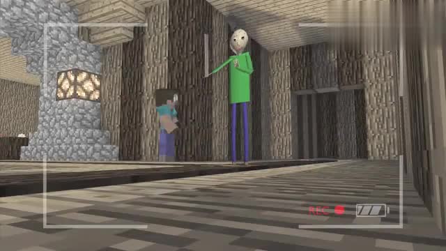 我的世界MC动画：巴尔迪VS史蒂夫，史蒂夫老师被炸飞免费观看