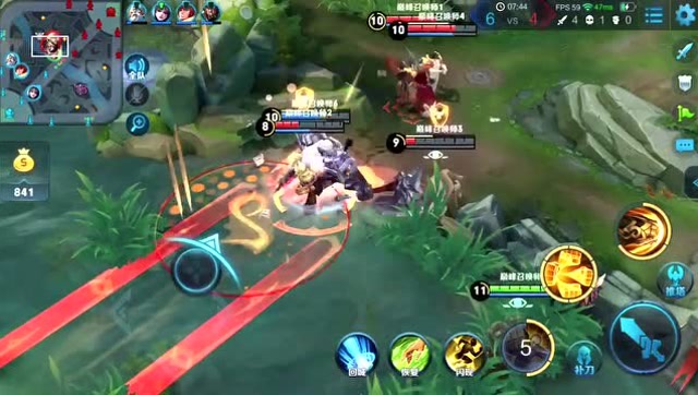 王者荣耀：1900分巅峰赛，达摩一脚4个免费观看