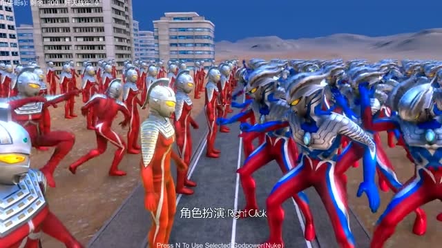 史诗战争模拟器：奥特曼父子自相残杀，赛文vs赛罗免费观看