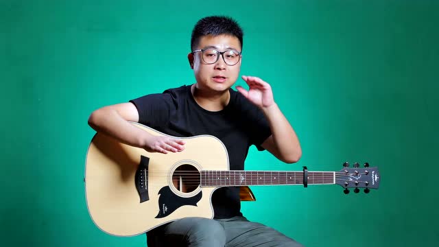 《漂洋过海来看你》吉他弹唱教学C调入门版 高音教