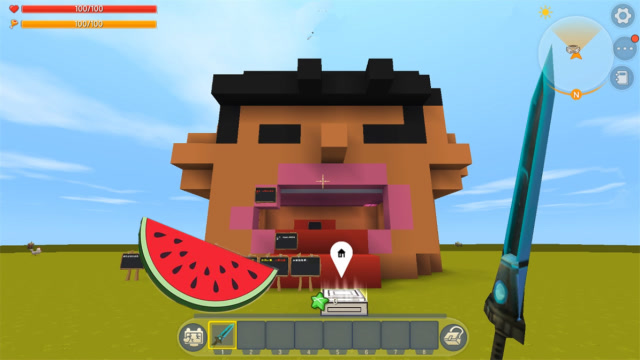 迷你世界《人体大冒险》入梦是一个西瓜，被巨人吃到了肚子里免费观看