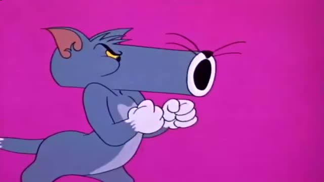 猫和老鼠:汤姆被杰瑞袭击很生气,狂吃西瓜变成炮筒嘴!