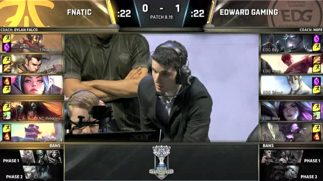 S8淘汰赛比赛视频 FNC vs EDG 第2场免费观看