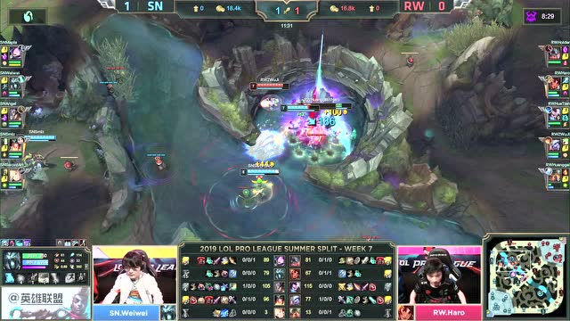 LPL夏季赛比赛视频W7D5 SN vs RW 第2场免费观看
