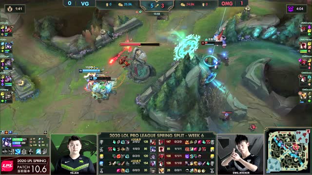 2020LPL春季赛W6D1 OMG vs VG 第2场免费观看