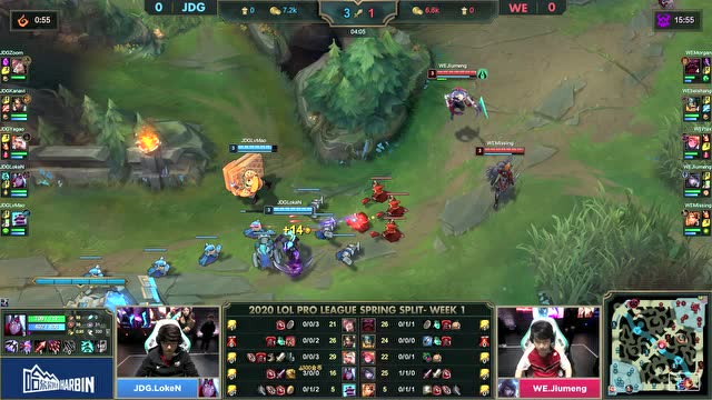 2020LPL春季赛第1周第6日 JDG vs WE 第1场免费观看