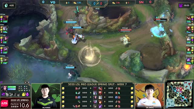 2020LPL春季赛W7D2 VG vs SN 第1场免费观看