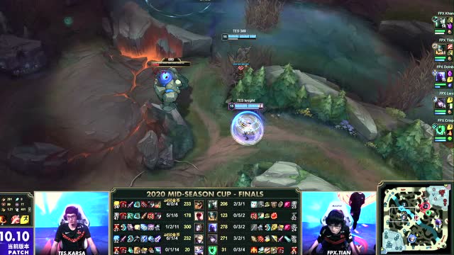 MSC决赛 TES vs FPX 第3场免费观看