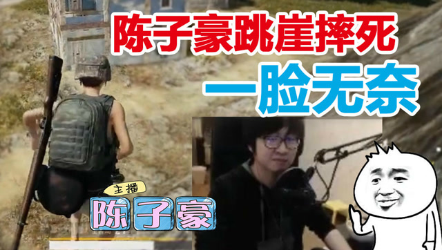 绝地求生搞笑视频：主播跳崖莫名摔死摔死 一脸zz无言以对免费观看