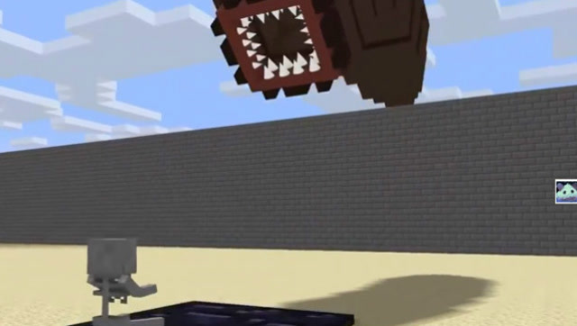 我的世界：怪物学院挑战食人虫 猪人一拳打倒恐怖食人虫免费观看